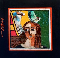Anwar Maqsood, 24 x 24 Inch, Acrylic on Canvas, Figurative Painting, AC-AWM-120